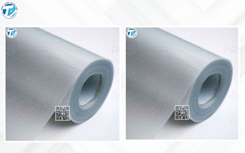 Decal có keo sần dán kính mặt mờ tại Phát Triển Trung Việt